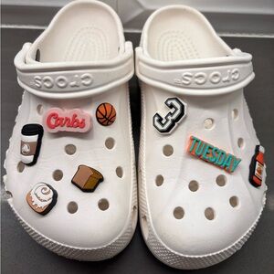 Crocs White with Croc Charms